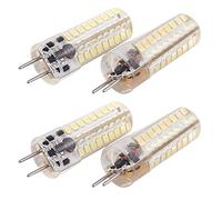 IGUATU Lot de 4 ampoules LED GY6.35 6,5 W 72 2835 SMD LED 320 équivalent halogène 50 W à intensité variable Blanc Angle de faisceau 6000 K
