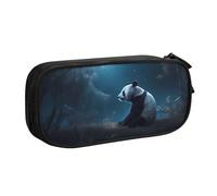 IguaTu Panda et Moon Trousse à crayons grande capacité - Organiseur de papeterie double couche pour l'école, le bureau, les voyages, Noir , Taille unique, Trousse de beauté