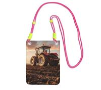 IguaTu Petit sac à bandoulière léger et résistant à l'eau avec motif de nains de Noël amusants pour femme, Tracteur Agriculture Tranquil, Taille unique
