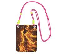 IguaTu Sac à bandoulière en sergé léger et résistant à l'eau pour femme avec fleurs, lapins, oiseaux, petit sac à main de voyage, Déesse du feu, Taille unique