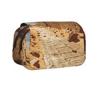 IguaTu Trousse à crayons double couche en tissu Oxford avec fermeture éclair et rabat, grande capacité pour l'école, le bureau, les voyages, Egypte Hiéroglyphe., Taille unique, Trousse de beauté