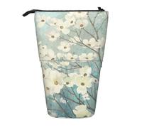 IguaTu Trousse extensible en tissu Oxford durable pour stylos, maquillage - Motif rose rouge, Fleurs de printemps, Taille unique, Trousse de beauté