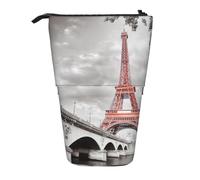 IguaTu Trousse extensible Fresh Tropical Lemons - Organiseur de papeterie télescopique - Tissu Oxford durable - Multi-usage - Pour stylos, maquillage, Tour Paris, Taille unique, Trousse de beauté