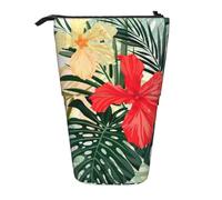IguaTu Trousse extensible sirène, organiseur de papeterie télescopique, en tissu Oxford durable, multi-usage pour stylos, maquillage, Hawaï d'été, Taille unique, Trousse de beauté