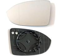 IGUATU Verre de Rétroviseur Miroir pour VW Golf MK 8 VIII 2020 2021 2022, Gauche Droit Rétroviseur Extérieur Chauffant avec Plaque Support, Voiture Accessoires,Left