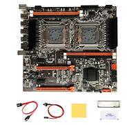 IGUATU X79 Carte mère double CPU + câble + déflecteur + graisse thermique + tampon thermique M.2 NVME LGA2011 (noir, 1 lot)