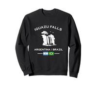 Iguazu Falls Argentine Drapeau Brésil Cascade Iguazú Falls Sweatshirt