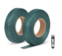 iguTrail Lot de 2 rouleaux de ruban de liaison pour plantes grimpantes et arbres - 3 cm x 50 m - Vert