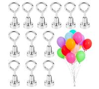 IGXX Lot de 12 poids de ballons magnétiques réutilisables pour fête, mariage, anniversaire, Noël, Halloween