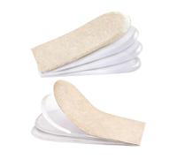 IGXX Talonnettes en Gel, Talonnette Grandissante Ajustable en Silicone, 4 Couches, 1 Paire, Hauteur Totale 1,2 cm (1/2"), 11 x 5,4 cm, Support pour Tendinite d'Achille, Taille S