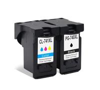IGZLLBYJ 2X compatibles PG740 CL741 Cartouilles d'encre Compatible avec PG 740 CL 741 Convient Compatible avec MX517 MX437 MX377 MG3170 MG2170(1set)