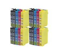 IGZLLBYJ 5 Cartouches d'encre compatibles Pack T1295 T1291 T1292 T1293 T1294 Compatible avec Les imprimantes SX420W SX425W SX525WD SX230(8BK 4C 4Y 4M)