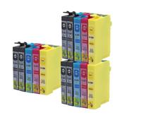 IGZLLBYJ 5 Cartouches d'encre compatibles Pack T1295 T1291 T1292 T1293 T1294 Compatible avec Les imprimantes SX420W SX425W SX525WD SX230(6BK 3C 3Y 3M)