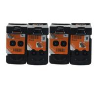 IGZLLBYJ Cartouche à Encre remplie Cartridge Imprinthead QY6 8002 8018 Compatible avec G1400 G1410 G2400 G2410 G3400 G3410 G4400 G4410 Compatible avec CA91 CA92(2Black 2Color)