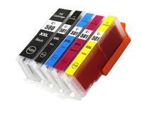 IGZLLBYJ Cartouche d'encre PGI 580 CLI 581 XXL Compatible avec Certaines imprimantes, y Compris Les modèles TR7550 TR8550 TS6150 TS6151 TS8150 TS8151 TS8152 TS9150 TS9155