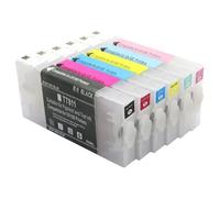 IGZLLBYJ 'T7811-T7816 Cartouches à Encre Rechargeables compatibles avec des puces Compatible avec Frontier-S DX-100 Fuji DX100 Imprimante Disponible en 6 Couleurs'(T7811-T7816 6Color)
