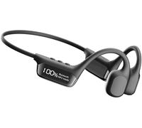 IGZNB Luvant Bone Conduction Headphones,Écouteurs De Sport À Oreille Ouverte (Noir)