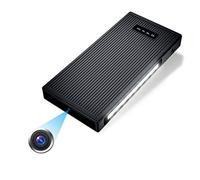 Igzyz Camera Espion, 10000mAh Mini Camera Surveillance 1080P Full HD Vision Nocturne Cameras Cachée Batteries Externe Détection de Mouvement Spy Cam pour Intérieure/Extérieure(Carte de 32 Go)