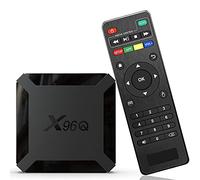 IHANAN Box TV Android 10.0 X96Q Mini 1GO RAM 8GO ROM Transformer Votre TV en Smart TV 4K HD Multimedia WiFi 2.4G écran de Téléphone sur Votre TV avec l'option Screen Mirroring