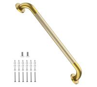 iHansee Barre d'appui antidérapante en acier inoxydable brossé pour salle de bain avec poignée moletée 61 cm