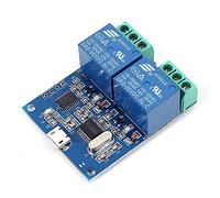 iHaospace 2 canaux Micro USB Relay Module USB Smart Control Switch USB Intelligent Control Switch Switch