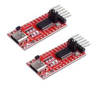 iHaospace 2 x Convertisseur-Adaptateur Module USB C vers TTL Serial, Compatible avec 3,3V et 5V, Compatible avec FT232RL et Arduino