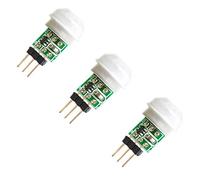 iHaospace 3 Pcs AM312 Mini Pyroelectric PIR Human Sensor Module PIR Motion Sensor Body Manual Motion Infrared IR Detector