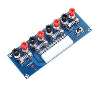 iHaospace Benchtop Power Board 24 Pin Computer ATX Power Supply Breakout Adapter Module 12V 5V 3.3V