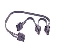 iHaospace Câble d'alimentation Molex 1 à 3 ports PSU 5 broches vers 4 broches pour Cooler Master G450M G550M G650M modulaire