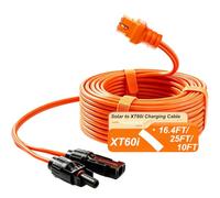 iHaospace Câble d'extension solaire vers XT60i 3 m/5 m 12 AWG XT60i pour station d'alimentation Ecoflow River and Delta Series Bluetti Anker Solix (5 m)
