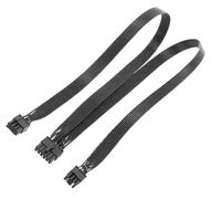 iHaospace Câble PCIe pour connexion parallèle Be Quiet, connecteur parallèle de type Y PSU 12 broches vers double GPU PCIe 8 broches (6+2) mâle pour alimentation be quiet