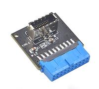 iHaospace Carte mère USB 3.0 avant 19 broches vers 3.1 type C - Interface frontale de type E 20 à 19 broches