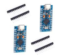 iHaospace Lot de 2 microcontrôleurs Pro Micro USB C ATMEGA32U4 5 V 16 MHz ATMEGA 32U4 compatibles avec Arduino Pro Micro