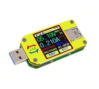 iHaospace UM34 USB 3.0 Multimeter USB Voltmeter Ammeter USB Voltage Tester Power Meter Current Battery Power Capacity Charger QC2.0 QC3.0 Current Tester Color LCD Display