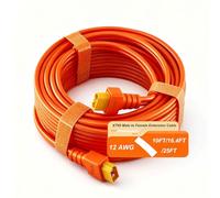 iHaospace XT60 Câble d'extension 3 m/5 m/7,6 m/7,6 m 12 AWG XT60 avec connecteur mâle vers femelle pour station d'alimentation portable, panneau solaire, générateur de batterie RC (3 m)