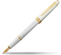 Ihdih-Cross Bailey Light Stylo-Plume M Avec Coffret Cadeau Blanc Avec Ferrures Dorées