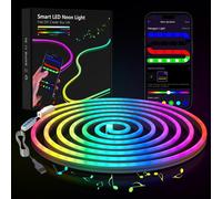 IHDIH-LED Smart Game Strip 2m - Music Sync Néon RGB Strip DIY Forme Effet Lumineux Flex Bande Lights Avec Contrôle App pour Chambre, Salle de Jeux, Salon Indoor Outdoor Waterproof Rope Lights Deko (3