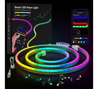 IHDIH-LED Smart Game Strip 2m - Music Sync Néon RGB Strip DIY Forme Effet Lumineux Flex Bande Lights Avec Contrôle App pour Chambre, Salle de Jeux, Salon Indoor Outdoor Waterproof Rope Lights Deko (1