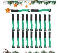 Ihdjasg Attaches de Guirlande de Noël | 20 Pièces Sangles De Support pour Couronnes Saisonnières - Supports pour Guirlande De Noël,pour Escaliers Rampes Garde-Corps Clôtures Manteaux Maison Bureau