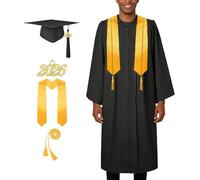Ihdjasg Bonnet et robe | Costume unisexe talar 2026 mat - Chapeau de remise de diplôme et robe pour adultes, pour les étudiants de l'université, les bachelors hommes et femmes pour les fêtes