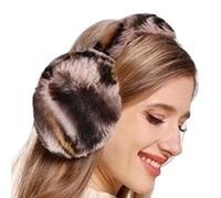 Ihdjasg Cache-Oreilles pour Femmes - Bandeau Chaud à Motif Léopard | Protège-Oreilles Hiver Isothermes,pour Femmes et Filles, pour Temps Froid, Trajets, Jogging, Vélo, Marche, Ski