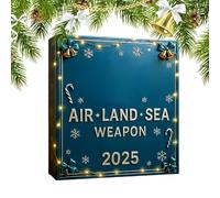 Ihdjasg Calendriers De L'Avent De Noël,Décoration De L'Avent En Pendentif De Collection | Décompte Des Pendentifs Air Terre Mer De Noël - Pour Fêtes Anniversaire Mur Fenêtre Arbre Intérieur Salon