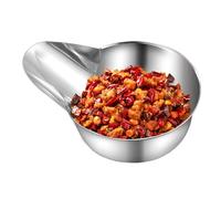 Ihdjasg Cuillère de Service Alimentaire - Pelle à Popcorn en Acier Inoxydable,Outil de Préparation de Repas avec Bec Canard pour Sucre Sauce Riz Popcorn Purée,Riz Maïs