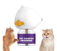 Ihdjasg Diffuseur apaisant pour chat | 45 ml de liquide diffuseur apaisant et relaxant, diffuseur de prise pour animaux de compagnie - Contre les griffures, les querelles et le marquage pour réduire