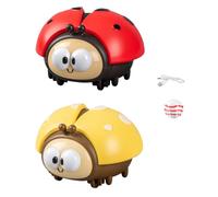 Ihdjasg Lot de 2 ballons électriques en forme de coccinelle, pour enfants, jouets d'éducation précoce pour la maison