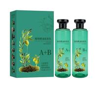 Ihdjasg Lot de 2 teintures capillaires pour femmes - 260 ml - À l'huile végétale - Pour couvrir les cheveux blancs - Pour homme et femme