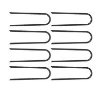 Ihdjasg Lot de 8 inserts de trampoline broyés - Clous de connexion de chaîne - En métal haute performance en forme de U pour tente de jardin