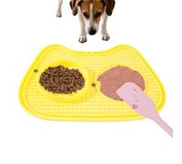 Ihdjasg Mangeoire Anti-Glouton pour Chat | Bol Puzzle Interactif Anti-Étouffement À Ventouse | Plat Puzzle pour Friandises À Manger Lentement - pour Bandes De Yaourt Boîtes Nourriture Humide Et