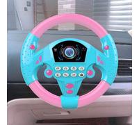 Ihdjasg Roue de pilotage pour, jouet créatif, simulé, contrôleur de conduite portable simulé, avec lumière et son, pour à partir de 3 ans, 20 x 20 cm