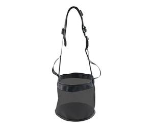 Ihdjasg Sac à nourriture, sac à nourriture pour foin Slow Feeder | Sac de nourriture pour graines en maille polyester avec bretelles réglables (3 tailles)